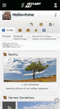 Mobile Screenshot of hollowinme.deviantart.com