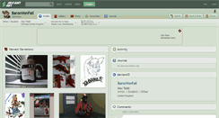 Desktop Screenshot of baronvonfail.deviantart.com