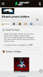 Mobile Screenshot of kironi-lovers-unite.deviantart.com