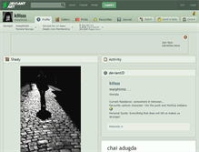 Tablet Screenshot of kiiisss.deviantart.com