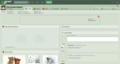 Desktop Screenshot of elemental-master.deviantart.com