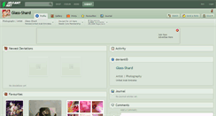 Desktop Screenshot of glass-shard.deviantart.com