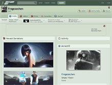 Tablet Screenshot of fregezechen.deviantart.com