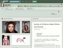 Tablet Screenshot of mari-kris.deviantart.com