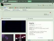 Tablet Screenshot of offallingstars.deviantart.com