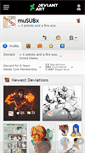 Mobile Screenshot of musubx.deviantart.com
