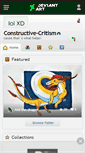 Mobile Screenshot of constructive-critism.deviantart.com