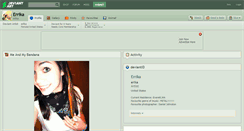 Desktop Screenshot of errika.deviantart.com