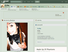 Tablet Screenshot of errika.deviantart.com