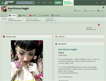 Tablet Screenshot of moonstomp-maggie.deviantart.com