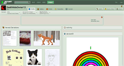 Desktop Screenshot of deathnoteowner13.deviantart.com