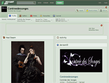 Tablet Screenshot of contreedessonges.deviantart.com