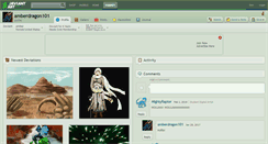 Desktop Screenshot of amberdragon101.deviantart.com