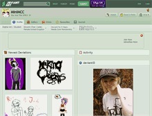 Tablet Screenshot of minimcc.deviantart.com