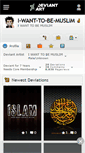 Mobile Screenshot of i-want-to-be-muslim.deviantart.com