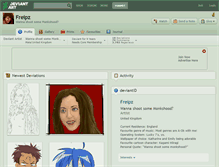 Tablet Screenshot of freipz.deviantart.com