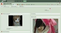 Desktop Screenshot of fluffy-carrot-stick.deviantart.com