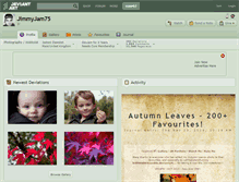 Tablet Screenshot of jimmyjam75.deviantart.com