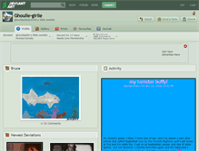 Tablet Screenshot of ghoulie-girlie.deviantart.com