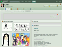 Tablet Screenshot of fufichi.deviantart.com