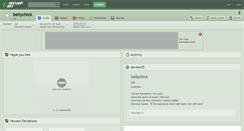 Desktop Screenshot of bellychick.deviantart.com