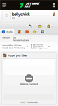 Mobile Screenshot of bellychick.deviantart.com