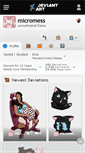 Mobile Screenshot of micromess.deviantart.com