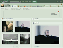 Tablet Screenshot of floralsky.deviantart.com