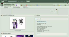 Desktop Screenshot of beastboyloversclub.deviantart.com