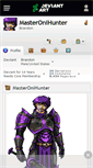 Mobile Screenshot of masteronihunter.deviantart.com