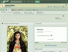 Tablet Screenshot of lunacy-kisses.deviantart.com