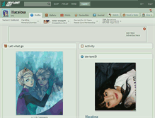 Tablet Screenshot of lilacalosa.deviantart.com