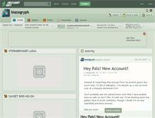 Tablet Screenshot of blazegryph.deviantart.com