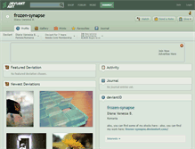 Tablet Screenshot of frozen-synapse.deviantart.com