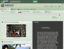 Tablet Screenshot of dangerboy3d.deviantart.com