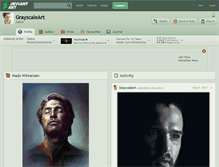Tablet Screenshot of grayscaleart.deviantart.com