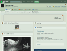 Tablet Screenshot of eyes-on-you.deviantart.com