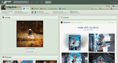 Desktop Screenshot of indigodeep.deviantart.com