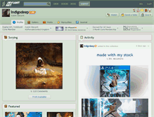 Tablet Screenshot of indigodeep.deviantart.com