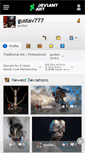 Mobile Screenshot of gustav777.deviantart.com