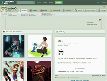 Tablet Screenshot of emixoo.deviantart.com