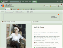 Tablet Screenshot of antmusic81.deviantart.com