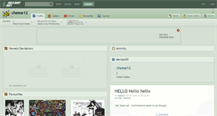 Desktop Screenshot of cheese12.deviantart.com