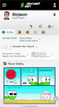 Mobile Screenshot of biojason.deviantart.com