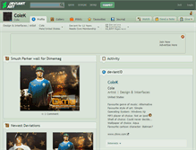 Tablet Screenshot of colek.deviantart.com