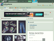 Tablet Screenshot of airbrushbyjon.deviantart.com