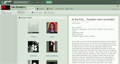 Desktop Screenshot of clan-toreador.deviantart.com