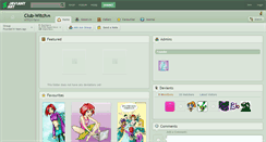 Desktop Screenshot of club-witch.deviantart.com