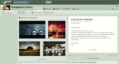 Desktop Screenshot of photographers-online.deviantart.com