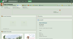 Desktop Screenshot of mask-demasque.deviantart.com